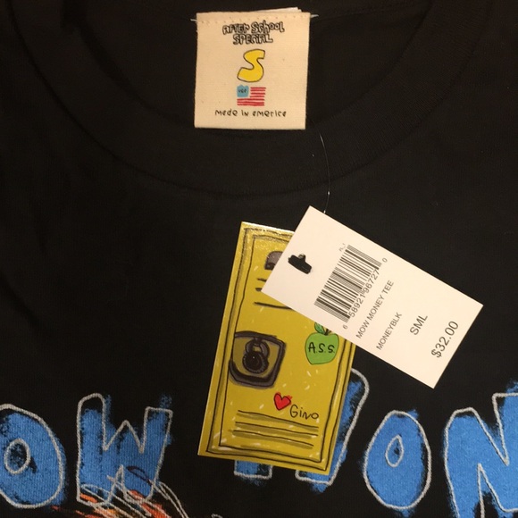After School Problems Mow Money Tee Size Small - Picture 2 of 2